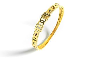 دستبند طلا زنانه لویی ویتون