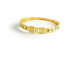 دستبند طلا زنانه لویی ویتون