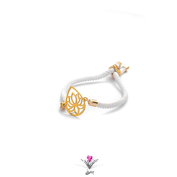 دستبند طلا زنانه فانتزی اشکی
