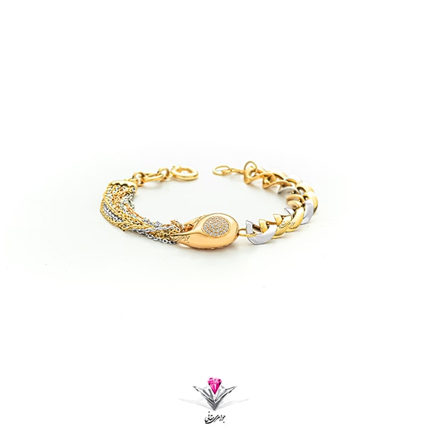 دستبند طلا زنانه پالوی