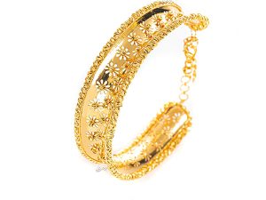 دستبند طلا زنانه روبینا ( طلا ۲۱ عیار )