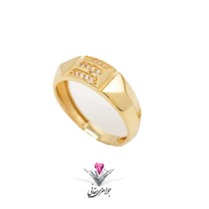 حلقه طلا زنانه نگین دار
