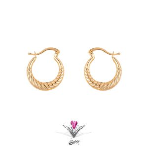 گوشواره طلا زنانه حلقه ای