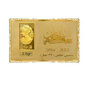 gold-bullion-with-relief-of-venus-2.5-suti-metal-card-model