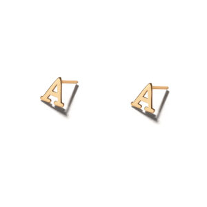 خرید گوشواره طلا حرف A