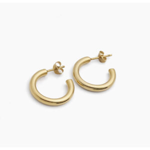 گوشواره طلا زنانه حلقه ای ساده