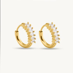 گوشواره طلا زنانه حلقه ای دلبر