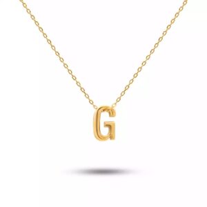 گردنبند طلا حرف g