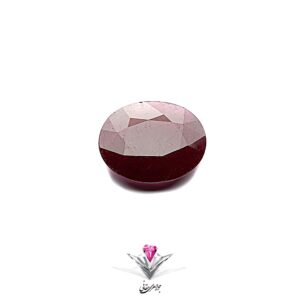 سنگ یاقوت سرخ مدل بیضی